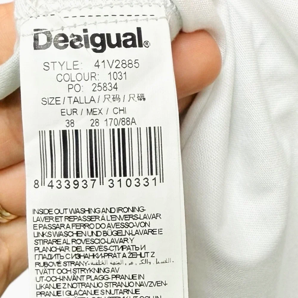 Desigual Sleeveless Colorful‎ Geometric Print Mini Dress 41V2885 Size 38 (US 10) - Picture 6 of 10